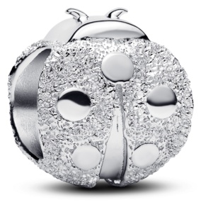Шарм PANDORA мини «Божья коровка» 794527C00 вес 0.92 г серебро, без вставок