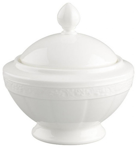 Villeroy&Boch сахарница White Pearl 1 шт, костяной фарфор
