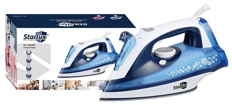 Утюг Starlux Sl-32688 22332 белый, синий