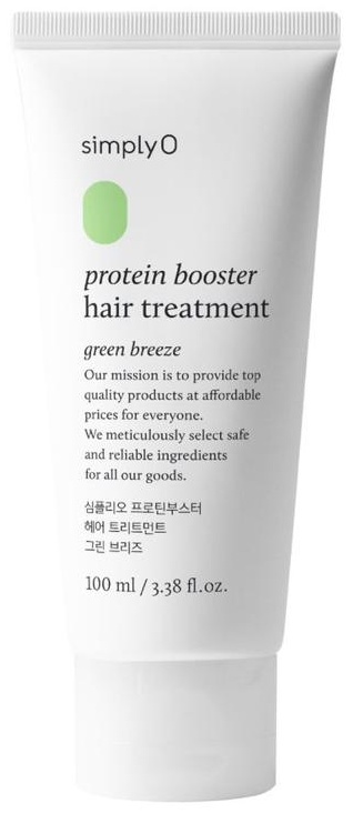 SimplyO состав Protein Booster Hair Treatment (Green Breeze) 100 мл