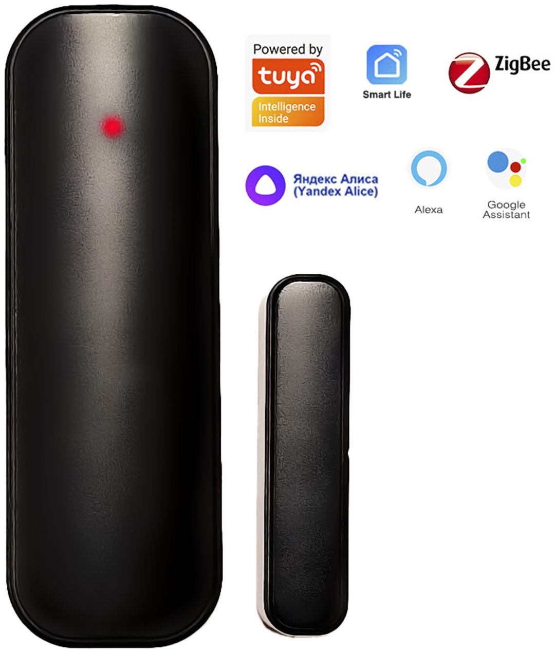 Датчик открытия Two Hands Up THU-ZGB01, экосистема: Умный дом Яндекса, Tuya Smart, Google Home, Home Assistant