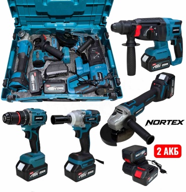 Наборы электроинструментов Nortex TEX-4v1BS-STOC 4 в 1