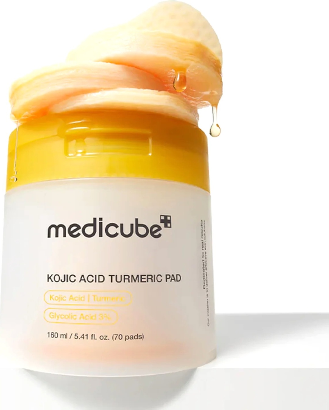 Medicube пилинг Kojic Acid Turmeric Pad Пилинг-Пэды с Койевой Кислотой 70шт 160 мл