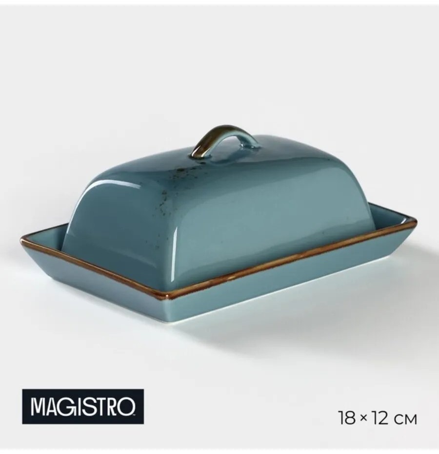 Масленка 852267849 прямоугольная 1 шт, фарфор