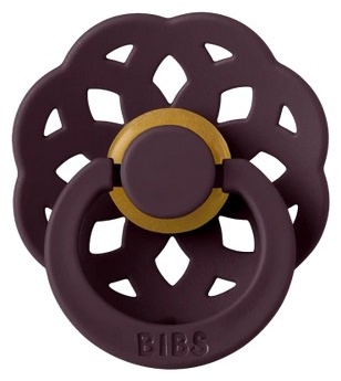 Пустышка BIBS 220335, 1 шт, бордовый