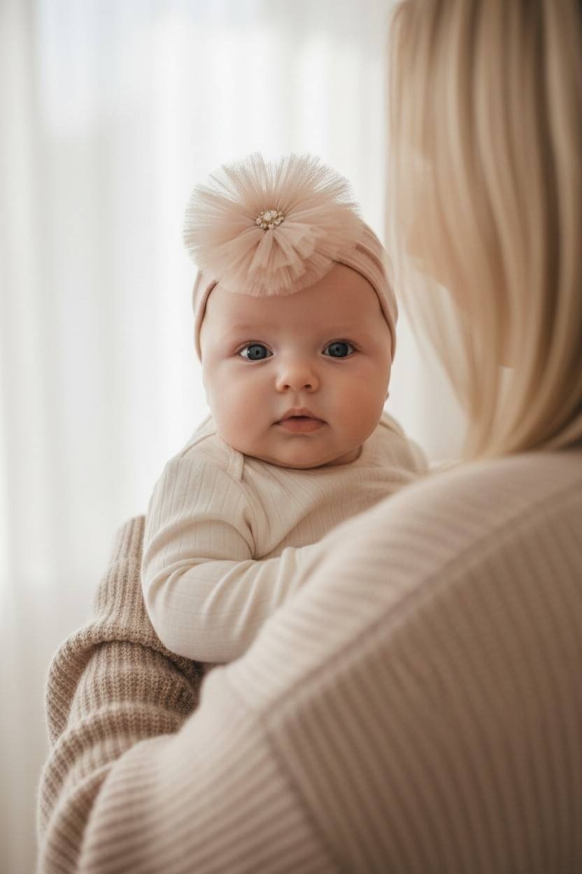Повязка Baby Выписка 0-3 месяца коричневый 62