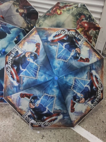 Зонт-трость Marvel полуавтомат мультиколор
