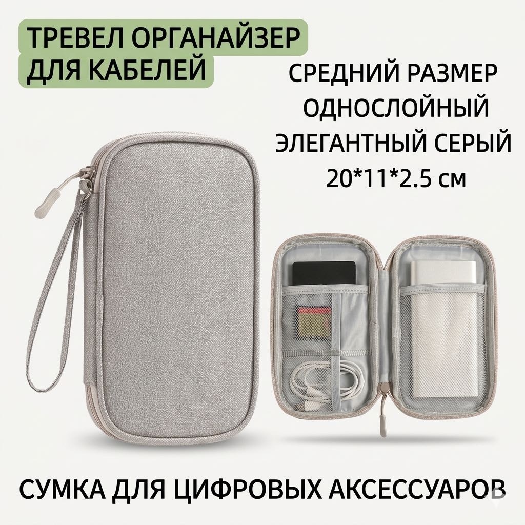 Футляр для аксессуаров 1 шт