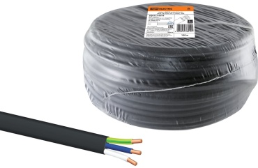 TDM ELECTRIC кабель ВВГ-Пнг(А)-LS 3x1.5, 100 м