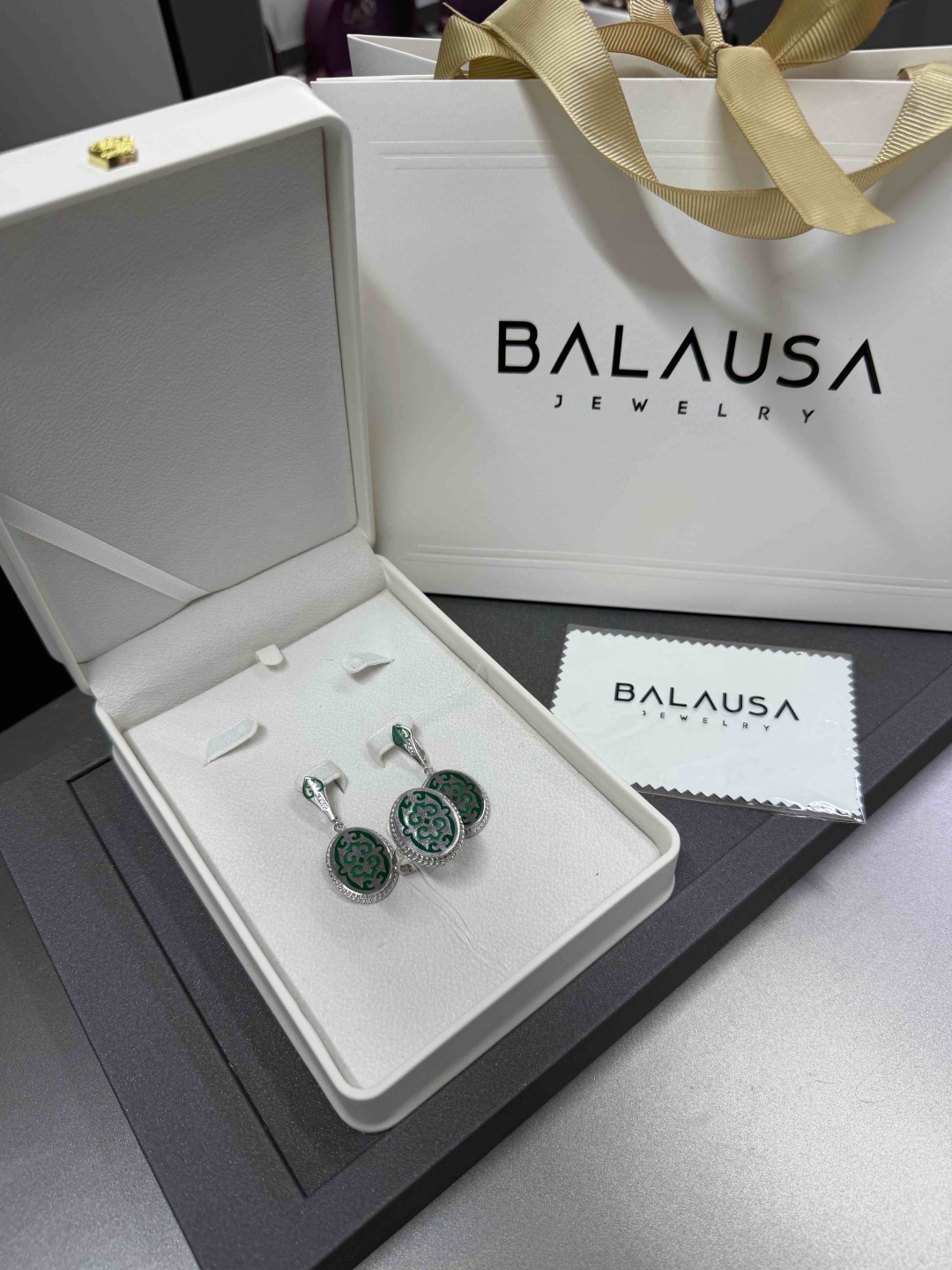 Balausa Jewelry ZH076(9-10) 19р вес 17 г серебро, эмаль