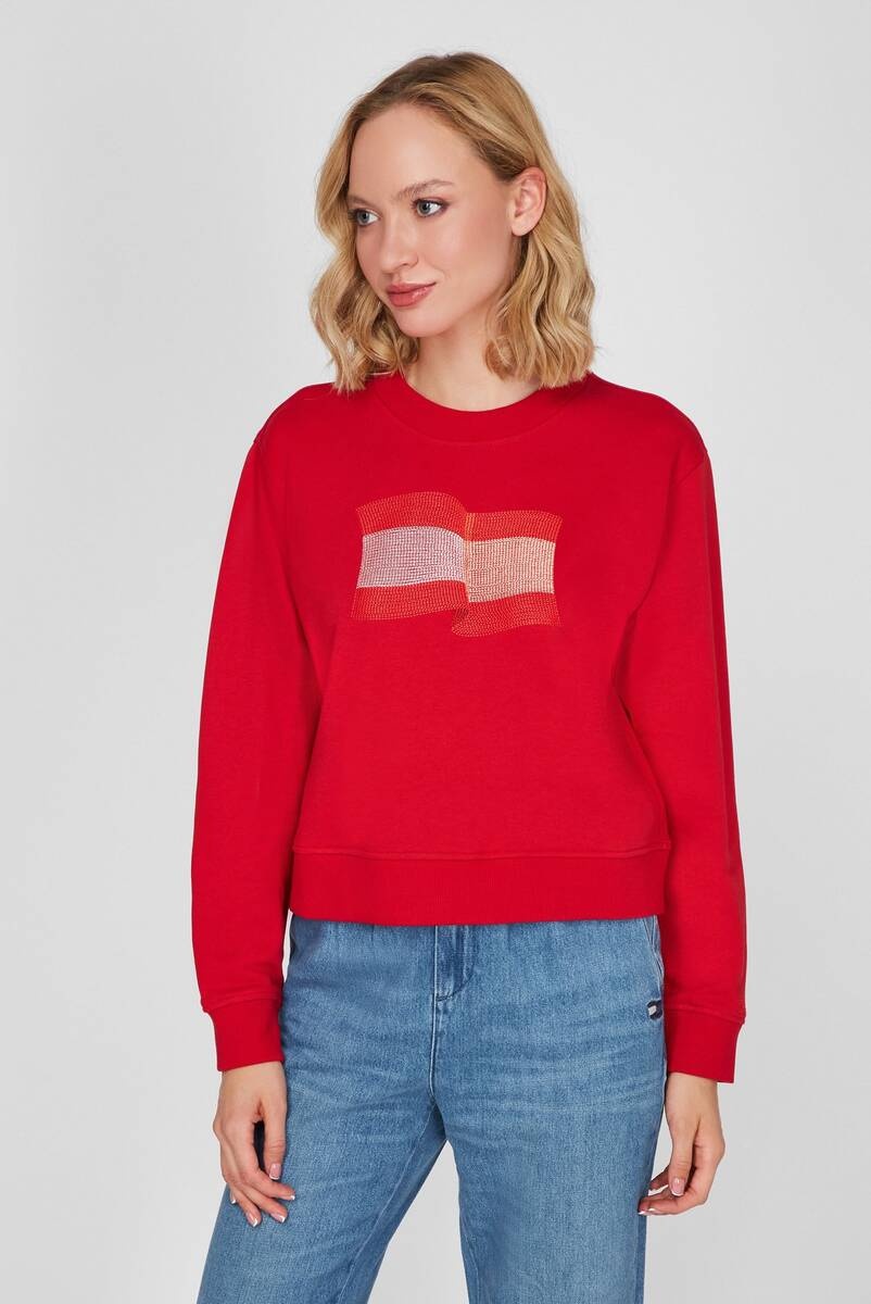 Свитшот Tommy Hilfiger красный