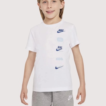 Футболка Nike Club Badge Kids белый