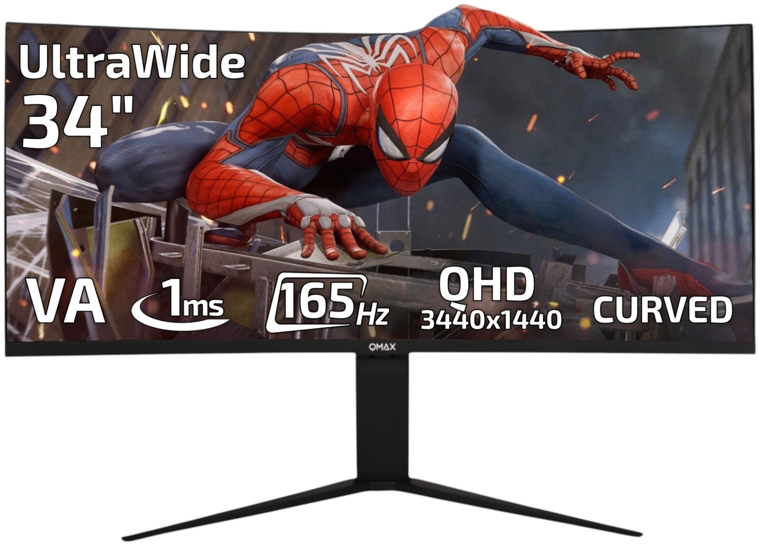 Монитор 34" Qmax 34LK950HDM черный