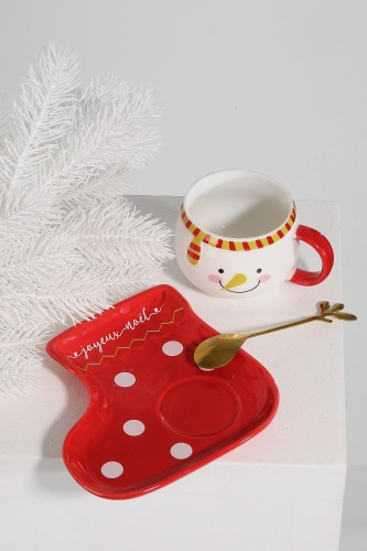 Чайное трио Merry Christmas , 210 мл, керамика, 1 шт.