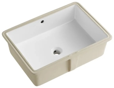 Раковина SSWW White House SSWW CL3308 подстольная прямоугольная 57х41 см, санфарфор