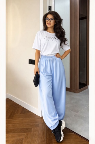 Повседневные брюки MEDI SHOP голубой