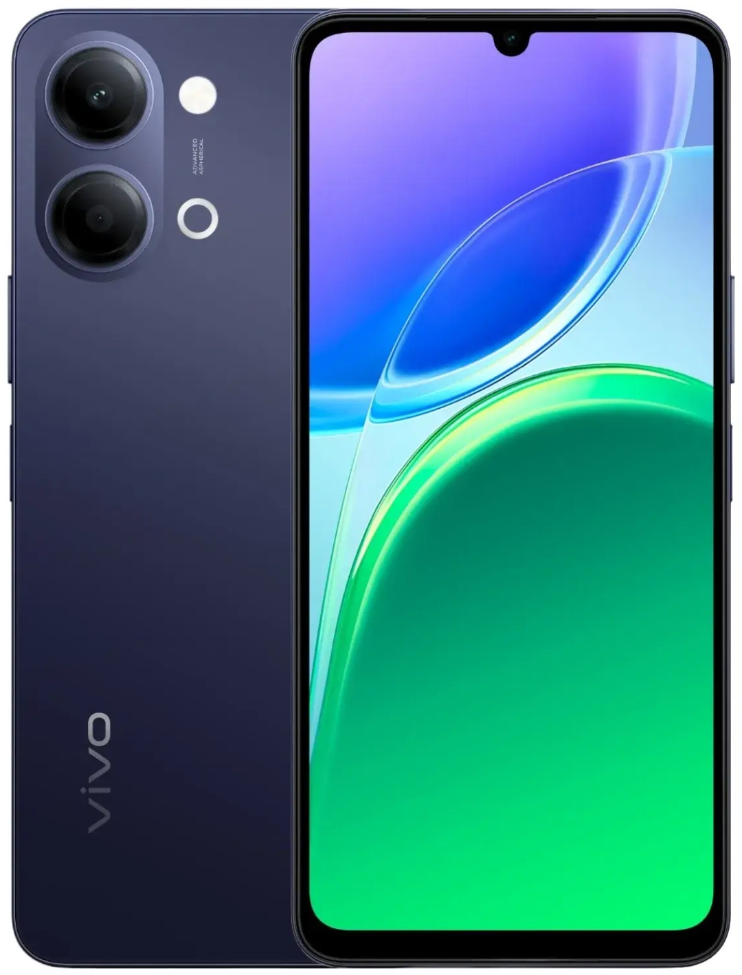 Смартфон Vivo Y05 4 ГБ/128 ГБ черный