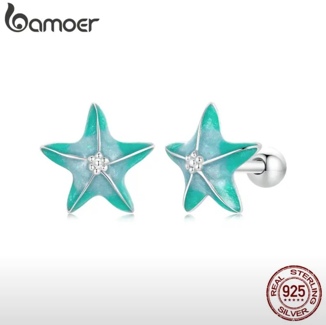 Серьги 585 ЗОЛОТОЙ металл, эмаль