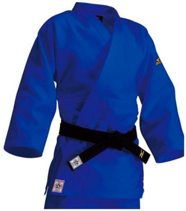 Кимоно для дзюдо Mizuno синий 180