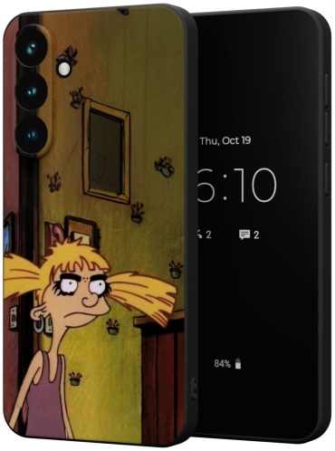 Чехол Mcover для Samsung S24 FE рисунок