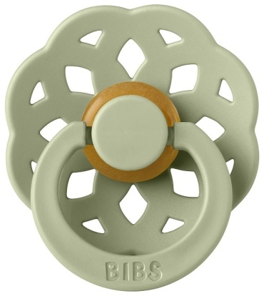 Пустышка BIBS Boheme Latex Sage 6+ месяцев, 1 шт, зеленый