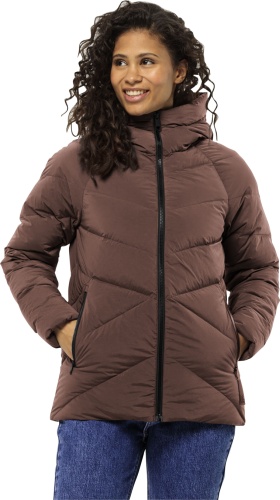 Пуховик Jack Wolfskin темно-коричневый