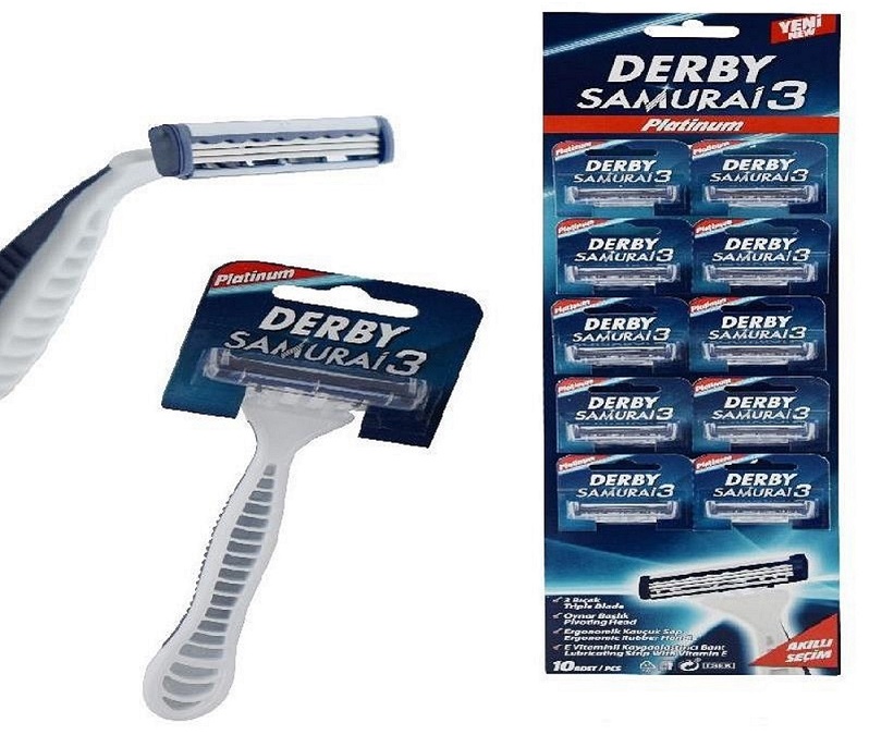 Derby Derby samurai 3 бритвенный станок 300 шт