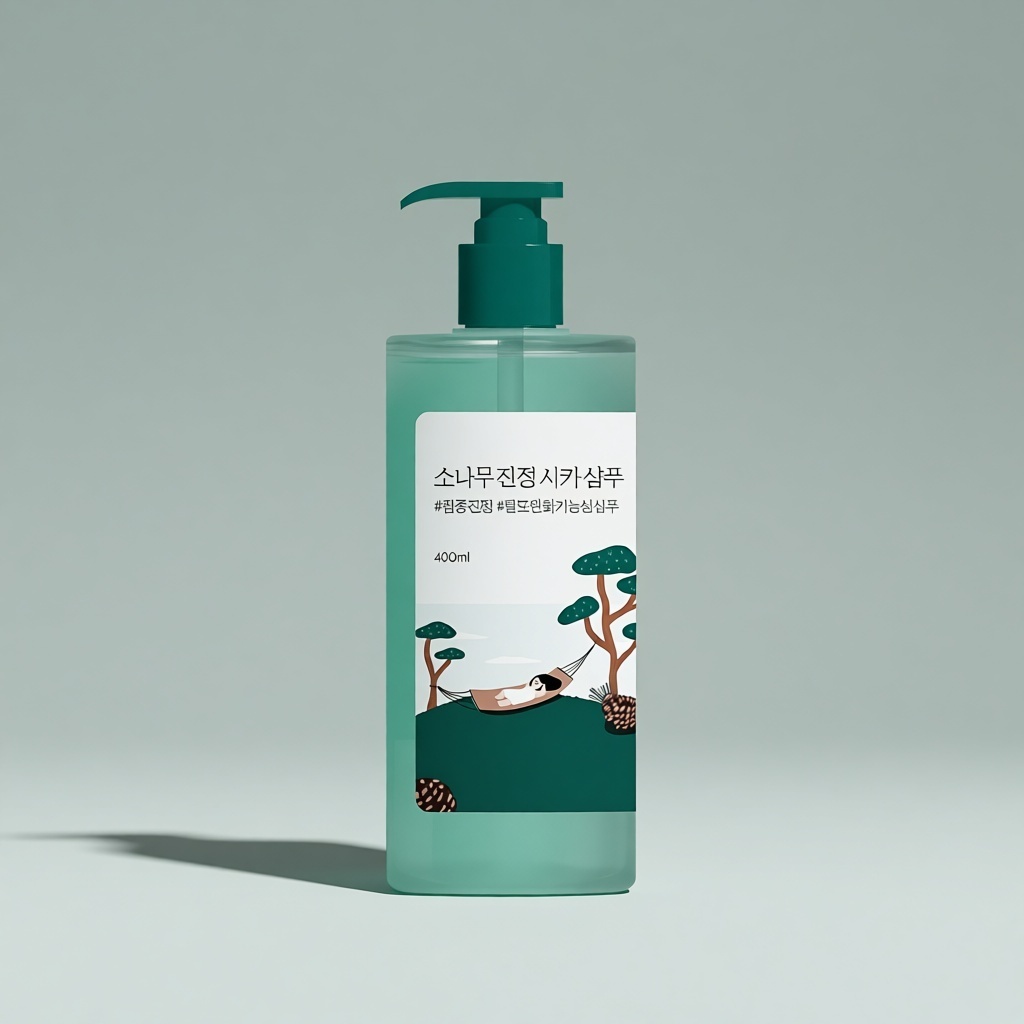 Round Lab Pine Calming Cica Shampoo шампунь 400 мл, фото 2