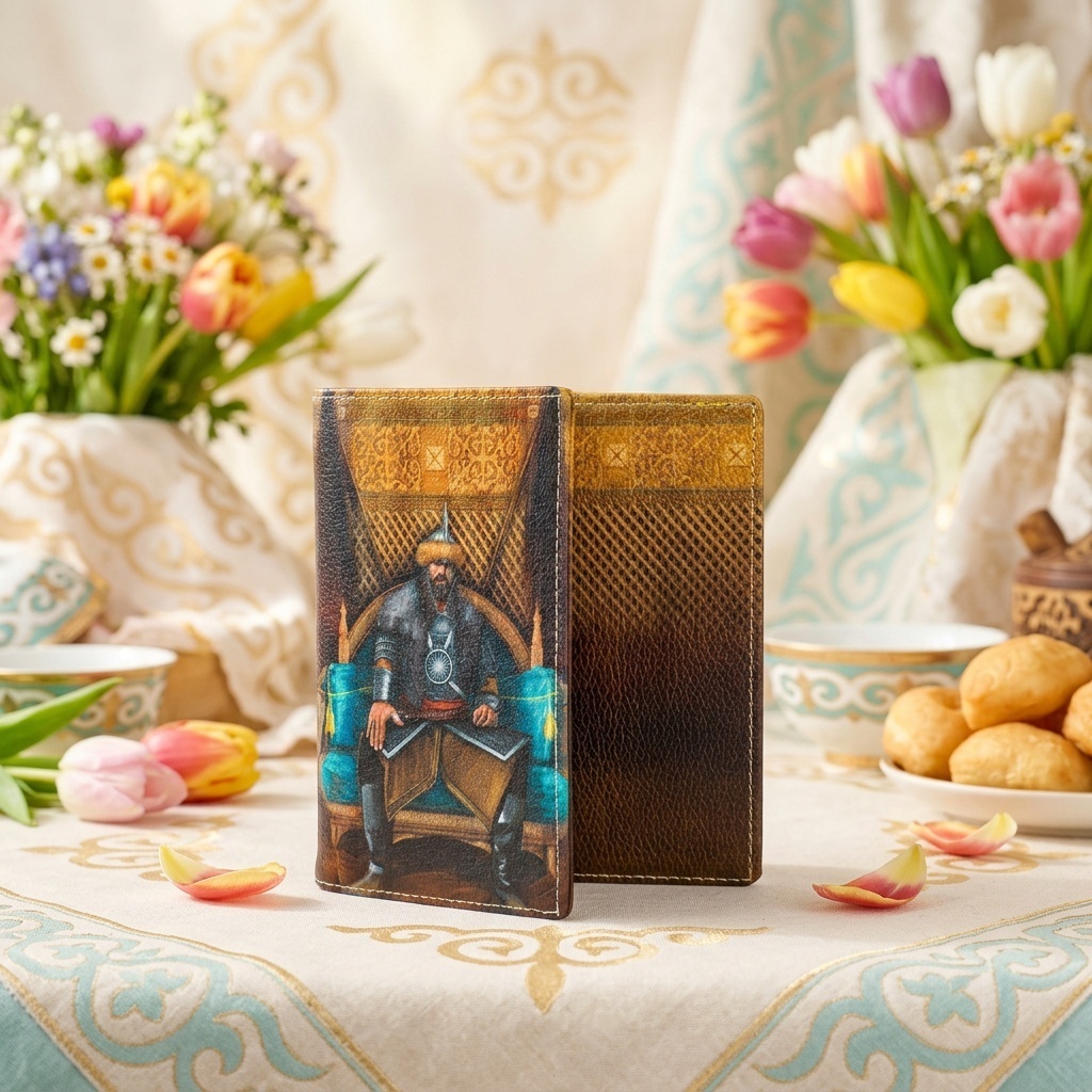 Qazaq Soul для паспорта, искусственная кожа