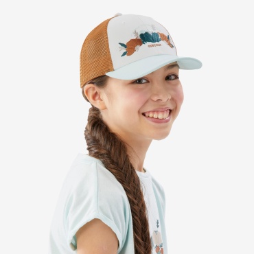 Кепка Decathlon размер 52, 56, белый, зеленый