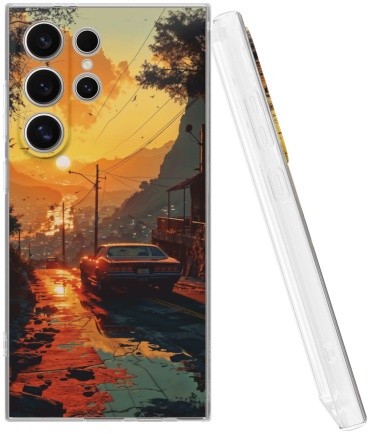 Чехол Mcover для Samsung Galaxy S24 Ultra рисунок