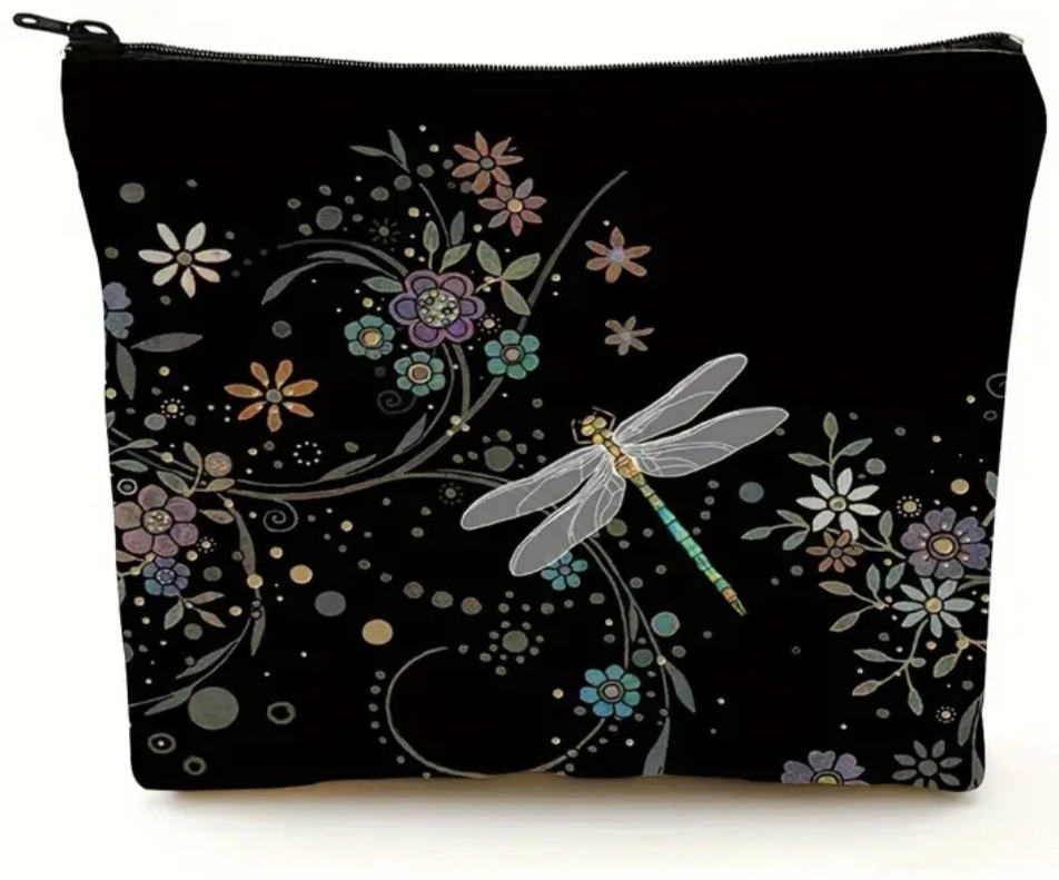 Косметичка полиэстер черный 18X21 см