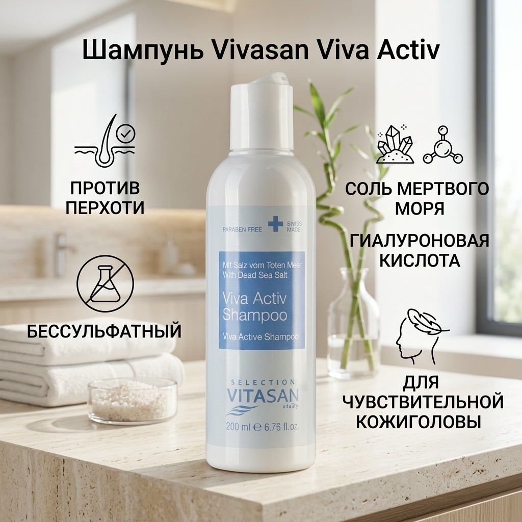Vivasan Viva Activ шампунь 200 мл