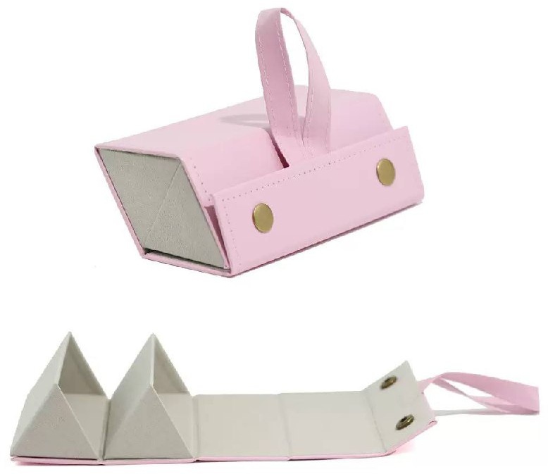 Жесткий футляр KIVON текстиль, искусственная кожа, искусственная замша, 10.9 x 16.1 см розовый, светло-розовый