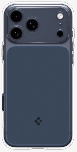 Чехол Spigen для Apple iPhone 17 Pro Max сине-прозрачный
