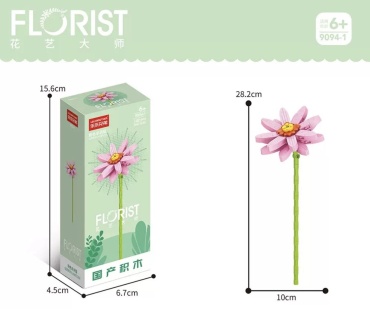 Конструктор LELEBROTHER Florist цветы 9094-1, деталей 142 шт