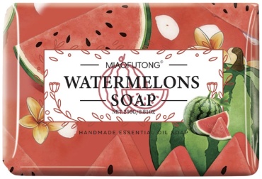 Кусковое мыло туалетное 2.MAD WATERMELONS SOAP арбуз 250 г