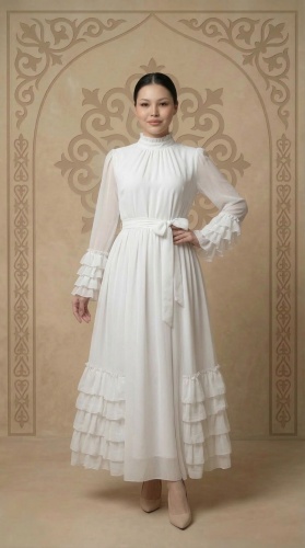 Вечернее платье FASHION белый