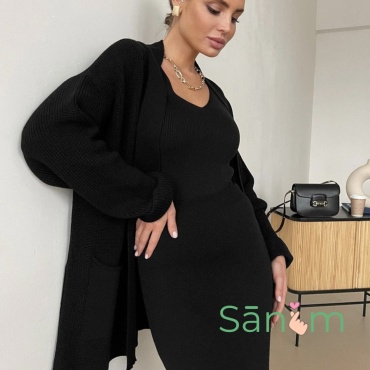 Костюм повседневный Sanim черный