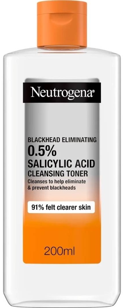 Neutrogena тоник Blackhead Eliminating Cleansing Toner 200 мл
