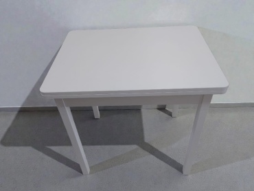 Обеденный стол Бабочка, 80х60x75 см, ЛДСП, белый