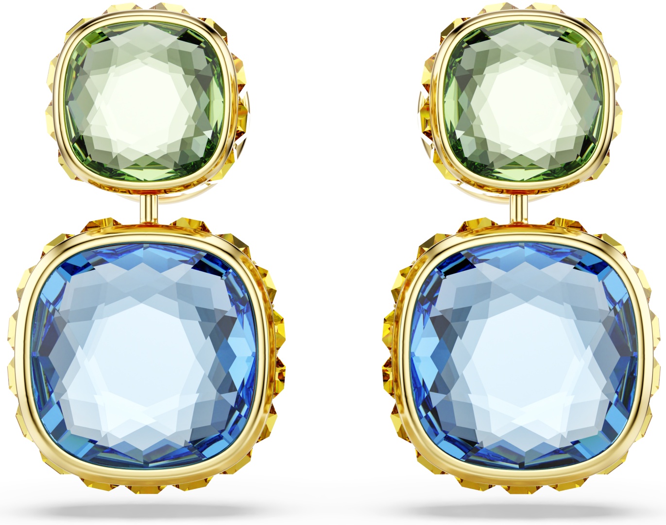 Серьги Swarovski ювелирный сплав, кристаллы Swarovski