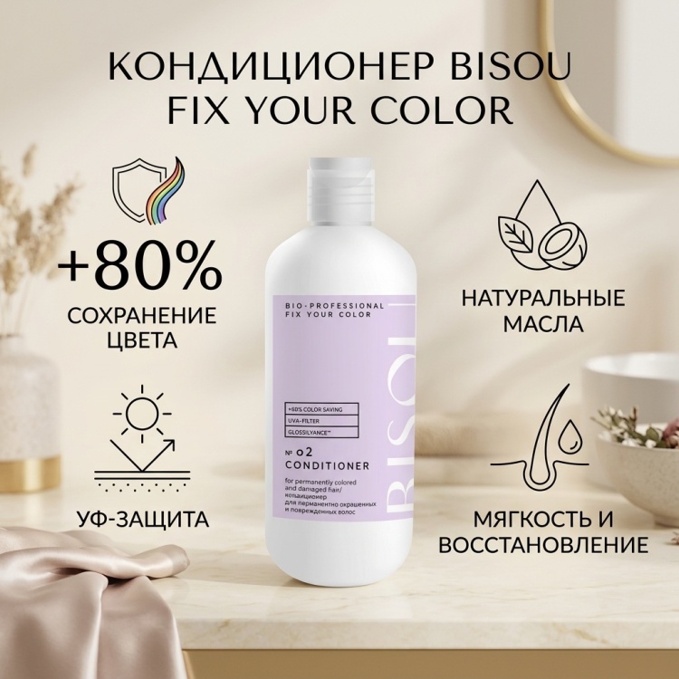BISOU Fix Your Color кондиционер 285 мл