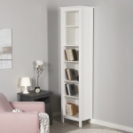 Стеллаж напольный Гуд Лакк SAGA-10, 49.6x41.4x215.5 см, белый