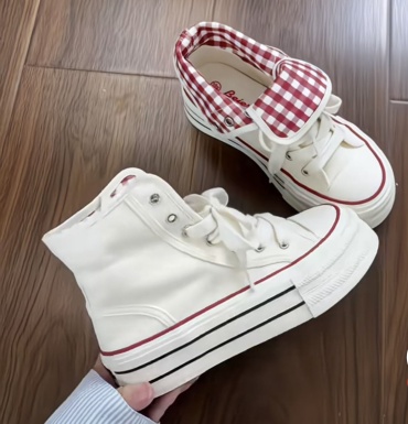 Кеды FASHION Женские белые кеды на платформе белый