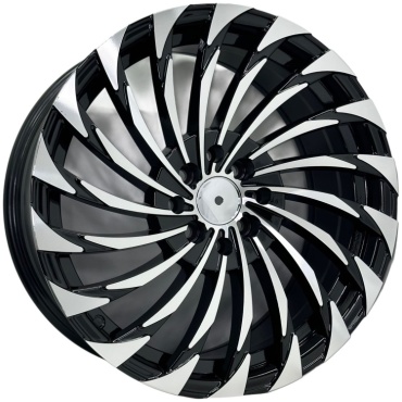 Top Grade Yixing 1802WW 7.5x17/4x100 D73.1 ET35 4 диска черный, серебристый