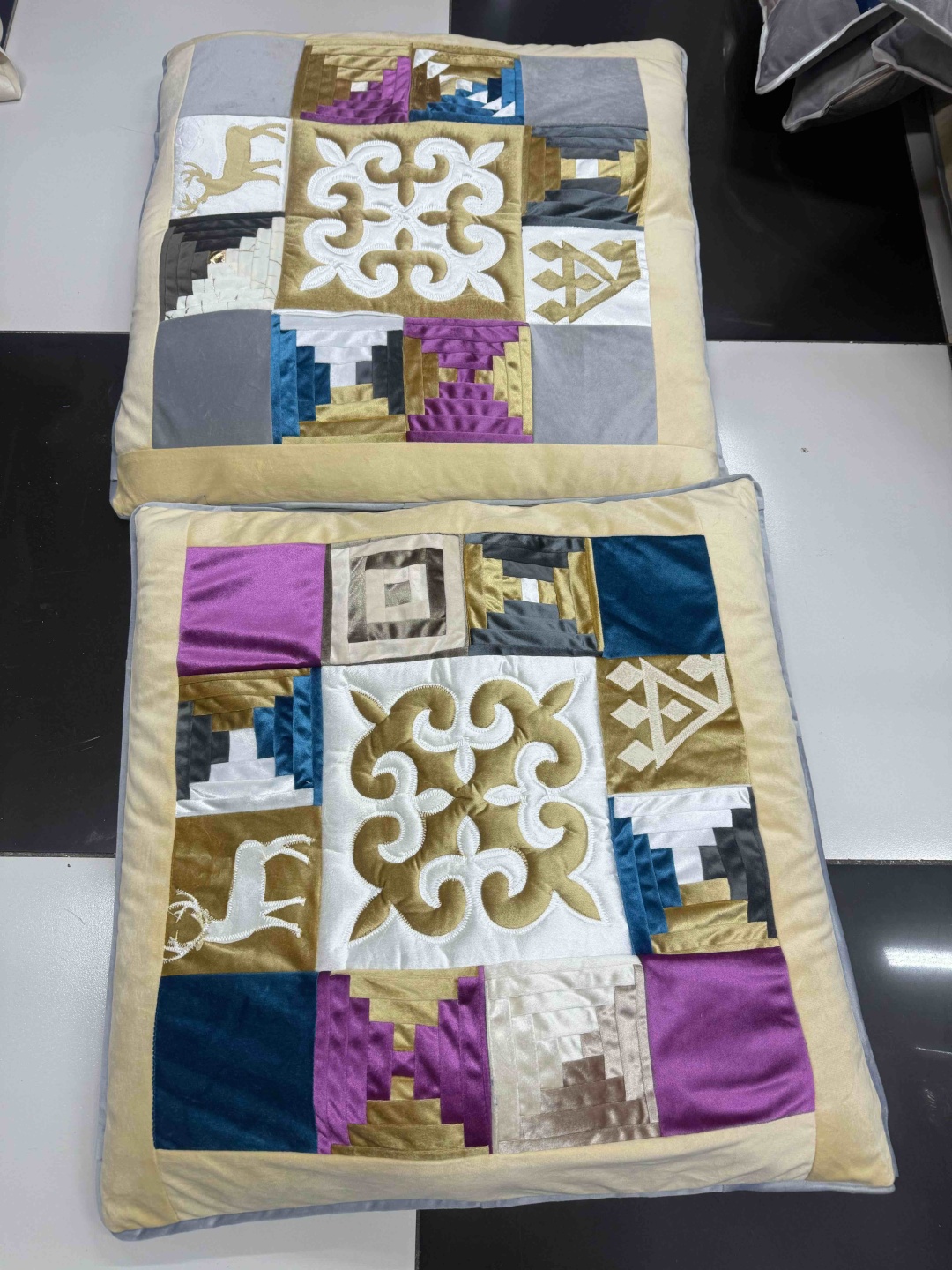 Корпе 80x80 см, вата, оранжевый
