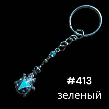 Брелок SNS Божья коровка 30*20 мм металл, акрил 1 шт