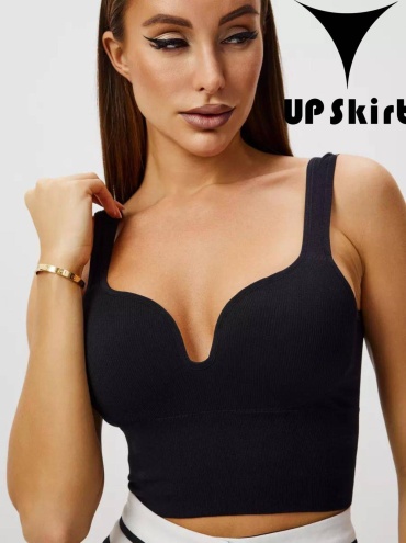 Бюстгальтер мягкая чашка UP Skirt черный