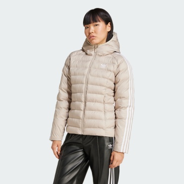 Демисезонная куртка adidas SLIM JACKET бежевый
